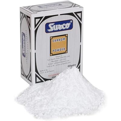 KD Willmax KDW Surco Professional Carrom Board Powder for Carrom Board (200 GM) KD Willmax KDW Surco Professional Carrom Board Powder for Carrom Board (200 GM)