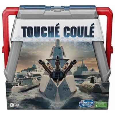Hasbro Cast Touchdown, Naval Battle Strategy Game for Kids, from 7 Years, for 2 Players Hasbro Cast Touchdown, Naval Battle Strategy Game for Kids, from 7 Years, for 2 Players