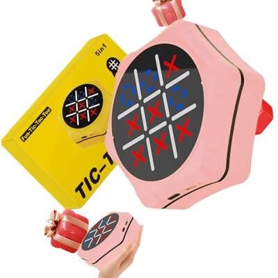 Jazuaiao Easy to Learn Childrens Game Board 5 in 1 with Tic Toe, B Bright Lightweights Game Board, Tic Toe Checkers, Toy, Family Fun Parties, All Ages Entertainment Jazuaiao Easy to Learn Childrens Game Board 5 in 1 with Tic Toe, B Bright Lightweights Game Board, Tic Toe Checkers, Toy, Family Fun Parties, All Ages Entertainment