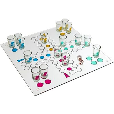 MISTER GADGET , MG3527, Game to Drink Small Horses in Glass, Game for Drinking Small Horses in Glass, White, Red, Blue, Green, Yellow, Fun and Socialising Guaranteed MISTER GADGET , MG3527, Game to Drink Small Horses in Glass, Game for Drinking Small Horses in Glass, White, Red, Blue, Green, Yellow, Fun and Socialising Guaranteed
