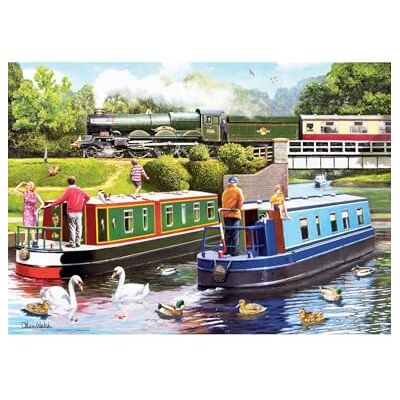 Ravensburger Leisure days No.10 Day on the Canal 1000 Piece Jigsaw Puzzles for Adults and Kids Age 12 Years Up Ravensburger Leisure days No.10 Day on the Canal 1000 Piece Jigsaw Puzzles for Adults and Kids Age 12 Years Up