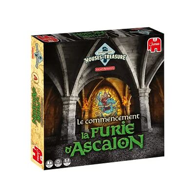 Jumbo Escape Game The Beginning of Ascalon's Fury Board Game Enigmas and Puzzles Teenagers, Adults Ages 16+ From 1 to 4 Players Jumbo Escape Game The Beginning of Ascalon's Fury Board Game Enigmas and Puzzles Teenagers, Adults Ages 16+ From 1 to 4 Players
