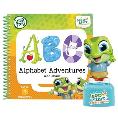 LeapFrog Leapstart Reading Buddies: ABC Alphabet Adventures with Music, Educational Fun, Alphabet & Musical Skills, Compatible with LeapStart Systems, Suitable For Ages 2, 3, 4+ Years, English Version LeapFrog Leapstart Reading Buddies: ABC Alphabet Adventures with Music, Educational Fun, Alphabet & Musical Skills, Compatible with LeapStart Systems, Suitable For Ages 2, 3, 4+ Years, English Version