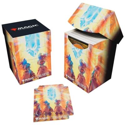 Ultra Pro Final Fantasy x Universes Beyond Crystal's Chosen 100+ Deck Box for Magic: The Gathering Trading Card Accessories, Collectible Card Game Gear, Fantasy Gaming Supplies Ultra Pro Final Fantasy x Universes Beyond Crystal's Chosen 100+ Deck Box for Magic: The Gathering Trading Card Accessories, Collectible Card Game Gear, Fantasy Gaming Supplies