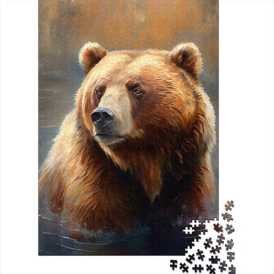 TBDUEPS Arctic Brown Bear, Classic Jigsaw Puzzle, 1000 Pieces, 52x38cm/1000pcs 1000-piece jigsaw puzzle for adults; for winter leisure at home with 1000 pieces to assemble. TBDUEPS Arctic Brown Bear, Classic Jigsaw Puzzle, 1000 Pieces, 52x38cm/1000pcs 1000-piece jigsaw puzzle for adults; for winter leisure at home with 1000 pieces to assemble.