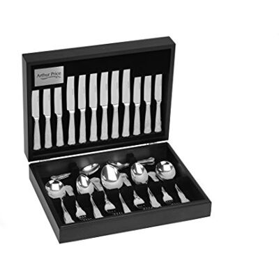 Arthur Price 88-Piece Classic Kings Canteen, Silver Arthur Price 88-Piece Classic Kings Canteen, Silver