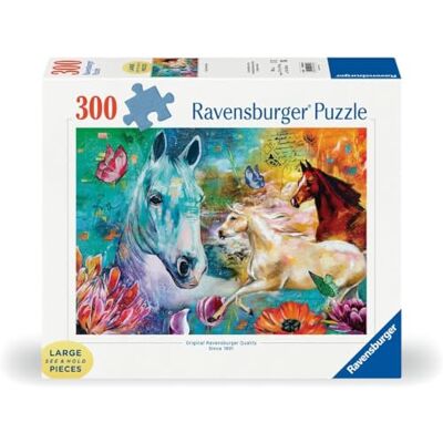 Ravensburger Lady, Fate & Fury Jigsaw Puzzles for Adults and Kids Age 9 Years Up 300 Pieces Large Format 2024 Edition Ravensburger Lady, Fate & Fury Jigsaw Puzzles for Adults and Kids Age 9 Years Up 300 Pieces Large Format 2024 Edition