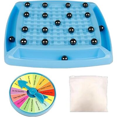 SDMAX Magnetic Ball Game, Chess Game Set, Interactive Family Fun Game, Durable Construction, Smooth And Rounded Chess Pieces, Educational Set SDMAX Magnetic Ball Game, Chess Game Set, Interactive Family Fun Game, Durable Construction, Smooth And Rounded Chess Pieces, Educational Set