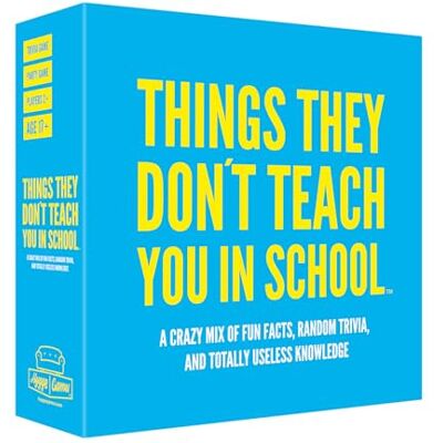 Hygge Games Things they don´t teach you in school 21019 Party Trivia Card Game Hygge Games Things they don´t teach you in school 21019 Party Trivia Card Game