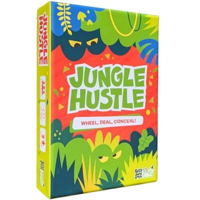 Party Snail Games Jungle Hustle: Fast-Paced Card Swapping Game Trade, Bluff & Collect Sets Quick-to-Learn Family Card Game for Kids, Teens & Adults Great for Travel, Holidays & Game Night Party Snail Games Jungle Hustle: Fast-Paced Card Swapping Game Trade, Bluff & Collect Sets Quick-to-Learn Family Card Game for Kids, Teens & Adults Great for Travel, Holidays & Game Night