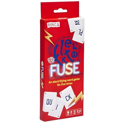 Binca Fletter Fuse Advanced Word Game Fun Vocabulary Card Game for Kids, Teens & Adults Family Card Game Ages 7+ 2-6 Players Gift for Teens & Teenage Boys Travel Card Game Binca Fletter Fuse Advanced Word Game Fun Vocabulary Card Game for Kids, Teens & Adults Family Card Game Ages 7+ 2-6 Players Gift for Teens & Teenage Boys Travel Card Game