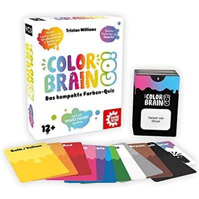 Game Factory Brain Go, the Compact Color Contest, extension, Question Game for 2 to 6 Players, 12 years and older, Medium (646294), German language Game Factory Brain Go, the Compact Color Contest, extension, Question Game for 2 to 6 Players, 12 years and older, Medium (646294), German language