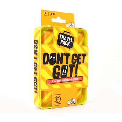 Big Potato Don't Get Got Travel – Social Deduction Game, 2-8 Players 100 secret missions, hilarious party game, funny gift for adults, teens & family game night, travel-size, 2-8 players Big Potato Don't Get Got Travel – Social Deduction Game, 2-8 Players 100 secret missions, hilarious party game, funny gift for adults, teens & family game night, travel-size, 2-8 players
