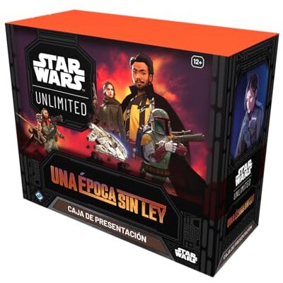 Asmodee FFG Star Wars Unlimited Collectible Card Game A Time Without Law Pre-launch Box Contains 6 Envelopes From 12 Years, 2+ Players Spanish Version Asmodee FFG Star Wars Unlimited Collectible Card Game A Time Without Law Pre-launch Box Contains 6 Envelopes From 12 Years, 2+ Players Spanish Version