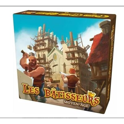 Asmodee Bombyx The Builders: Middle Ages Games Card Games Travel Games for 10 Years and Up 2 to 4 Players French Version Asmodee Bombyx The Builders: Middle Ages Games Card Games Travel Games for 10 Years and Up 2 to 4 Players French Version