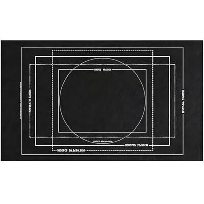 wellrun Puzzle Mat for Jigsaw 1500,Large Felt Jigsaw Roll for Puzzle Storage,Foldable Non-Slip Puzzles Organizer for Adults,Puzzles Player(Black) wellrun Puzzle Mat for Jigsaw 1500,Large Felt Jigsaw Roll for Puzzle Storage,Foldable Non-Slip Puzzles Organizer for Adults,Puzzles Player(Black)