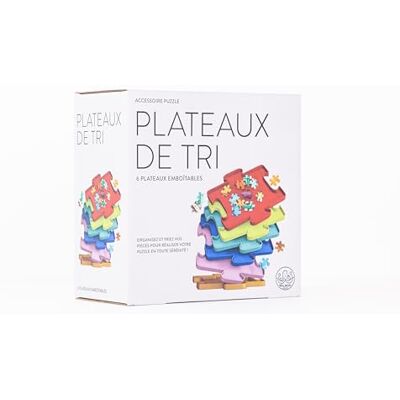 Professor PUZZLE Puzzle Sorting Trays of 500+ Pieces 6 Bright and Harmonious Interlocking Trays to Sort Your Puzzle Pieces Professor PUZZLE Puzzle Sorting Trays of 500+ Pieces 6 Bright and Harmonious Interlocking Trays to Sort Your Puzzle Pieces
