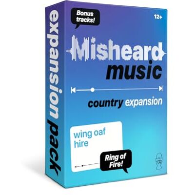 Lucky Egg Misheard Music: Country Expansion – Add-On Card Pack for The Original Misheard Music Game, 100 Country Lyrical Nonsense Cards, Base Game Required Lucky Egg Misheard Music: Country Expansion – Add-On Card Pack for The Original Misheard Music Game, 100 Country Lyrical Nonsense Cards, Base Game Required