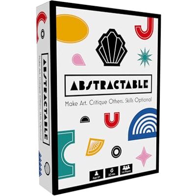 Gibsons Abstractable Creative Magnetic Family Game – Quick-Thinking Party Game for Ages 6+, 1–6 Players – Fun Artistic Challenge with 200+ Shapes – 20-Minute Rounds for All Ages Gibsons Abstractable Creative Magnetic Family Game – Quick-Thinking Party Game for Ages 6+, 1–6 Players – Fun Artistic Challenge with 200+ Shapes – 20-Minute Rounds for All Ages