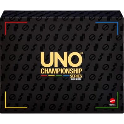 Mattel UNO Championship Series Expanded Tournament Set, Ages 7+ Scoreboards, Markers & Trophy for Large Groups, Parties, Reunions & Game Night for 6-30 Players, JNL27 Mattel UNO Championship Series Expanded Tournament Set, Ages 7+ Scoreboards, Markers & Trophy for Large Groups, Parties, Reunions & Game Night for 6-30 Players, JNL27