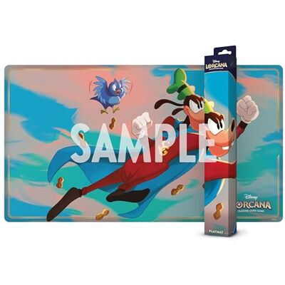 Ravensburger Disney Lorcana TCG Set 12: Wilds Unknown Goofy Playmat Disney Lorcana Trading Card Game TCG Playmat, Non-Slip Gaming Mat, Large Desk Mouse Pad, Durable Tabletop Card Game Accessory Ravensburger Disney Lorcana TCG Set 12: Wilds Unknown Goofy Playmat Disney Lorcana Trading Card Game TCG Playmat, Non-Slip Gaming Mat, Large Desk Mouse Pad, Durable Tabletop Card Game Accessory