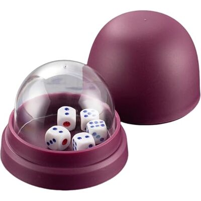 Hrtyvhin AntiCheating Dices Cup With Lid 5 Dices For Gaming Night KTV Restaurant Barbecue Shop For Party Entertainment Activity Hrtyvhin AntiCheating Dices Cup With Lid 5 Dices For Gaming Night KTV Restaurant Barbecue Shop For Party Entertainment Activity