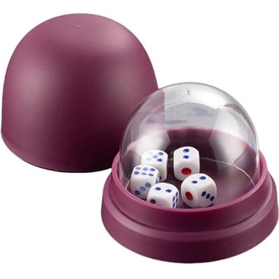 Pffiocix Secure Play Dices Cup with Lid, Durability PP Constructions, Essential for Social Gatherings and Recreations Dices Cup Pffiocix Secure Play Dices Cup with Lid, Durability PP Constructions, Essential for Social Gatherings and Recreations Dices Cup