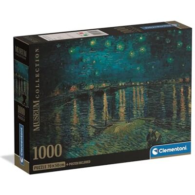 Clementoni 37095 Puzzle - Van Gogh Starry Night Over the Rhone Museum Collection Clementoni 37095 Puzzle - Van Gogh Starry Night Over the Rhone Museum Collection
