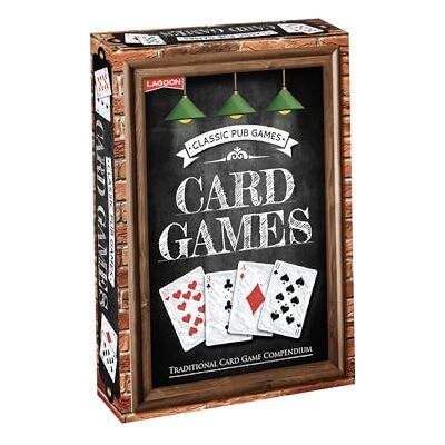 University Games Lagoon Classic Pub Card Games Compendium, 50 Traditional Games, 2+ Players, Ages 14+ University Games Lagoon Classic Pub Card Games Compendium, 50 Traditional Games, 2+ Players, Ages 14+