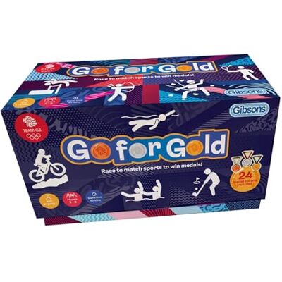 Gibsons Team GB: Go for Gold Sport Game Ages 5+ Speed Matching Game For Kids & Adults Best Family Game for 2 to 8 Players 10 min Gameplay Gibsons Team GB: Go for Gold Sport Game Ages 5+ Speed Matching Game For Kids & Adults Best Family Game for 2 to 8 Players 10 min Gameplay