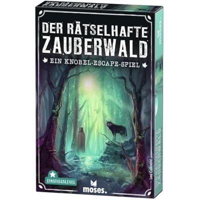 moses . 90395 The Enchanting Zauberd-ein Knobel Game, Great Escape Fun in Small Packaging, Exit Game for Beginners from 12 Years, Multicoloured Illustrated moses . 90395 The Enchanting Zauberd-ein Knobel Game, Great Escape Fun in Small Packaging, Exit Game for Beginners from 12 Years, Multicoloured Illustrated