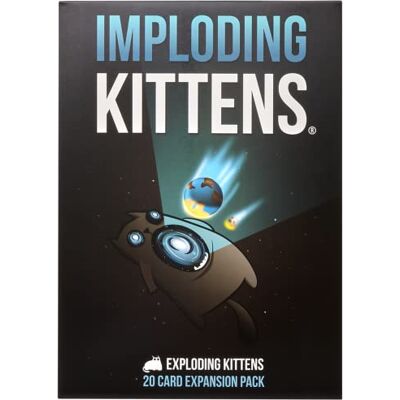 Exploding Kittens Imploding Kittens: This Is The First Expansion of Card Game Family-Friendly Party Games Card Games For Adults, Teens & Kids Exploding Kittens Imploding Kittens: This Is The First Expansion of Card Game Family-Friendly Party Games Card Games For Adults, Teens & Kids