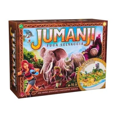 Spin Master Games Jumanji Stampede cooperative board game, 3D adventure game based on the action-comedy film, family game night for kids and adults ages 8 & up Spin Master Games Jumanji Stampede cooperative board game, 3D adventure game based on the action-comedy film, family game night for kids and adults ages 8 & up