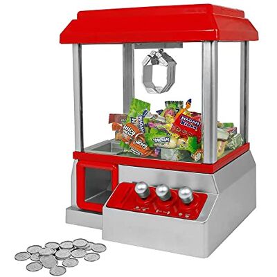Mikamax Candy Grabber – Arcade game Sweets Machine for Home Grabber Machine Mini Fair Game Machine Red Grabber Mikamax Candy Grabber – Arcade game Sweets Machine for Home Grabber Machine Mini Fair Game Machine Red Grabber