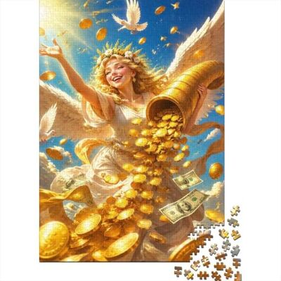 D1G3L5X7 Coins Angel Sky Jigsaw Puzzle, 1000 Pcs For Adults 52x38cm Cardboard, Brain Workout, Tight Puzzle Fit, Art Admirers, Stress Reduction D1G3L5X7 Coins Angel Sky Jigsaw Puzzle, 1000 Pcs For Adults 52x38cm Cardboard, Brain Workout, Tight Puzzle Fit, Art Admirers, Stress Reduction