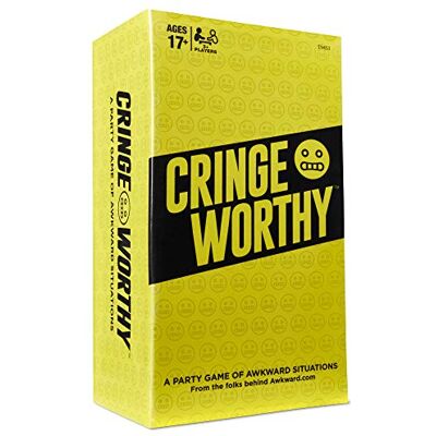 Hasbro Cringeworthy Game, Adult Party Game of Awkward Situations for Ages 17 and up, Adult Content, Party Card Game Hasbro Cringeworthy Game, Adult Party Game of Awkward Situations for Ages 17 and up, Adult Content, Party Card Game