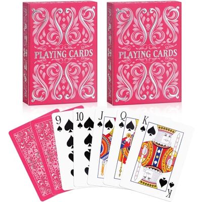 Aomaic Playing Cards 2 Pack Standard Index Playing Card Premium Poker Set Card Games for Adults Deck of Playing Cards for Travel Camping Family Games Night Party Games Aomaic Playing Cards 2 Pack Standard Index Playing Card Premium Poker Set Card Games for Adults Deck of Playing Cards for Travel Camping Family Games Night Party Games
