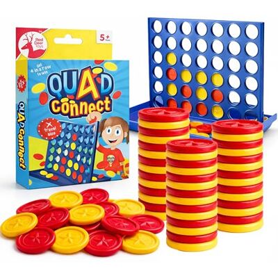 SOL - 4 In A Row - Travel - 2 Players - Board Game SOL - 4 In A Row - Travel - 2 Players - Board Game