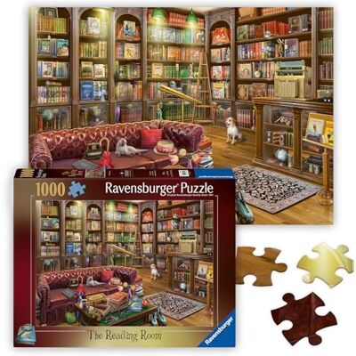 Ravensburger The Reading Room 1000 Piece Jigsaw Puzzles for Adults and Kids Age 12 Years Up Ravensburger The Reading Room 1000 Piece Jigsaw Puzzles for Adults and Kids Age 12 Years Up