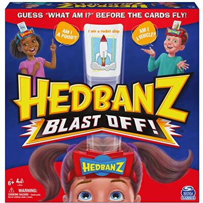 Spin Master Hedbanz Blastoff Game for Families and Kids aged over 6 Spin Master Hedbanz Blastoff Game for Families and Kids aged over 6