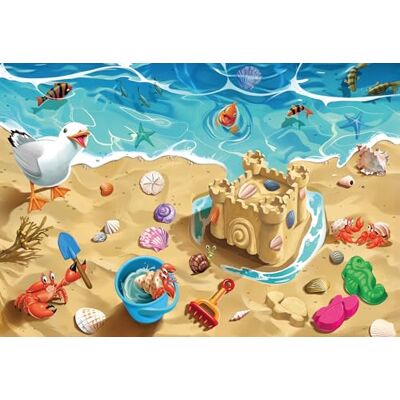 Ravensburger Children Puzzles Fun at the Beach Ages 3+ Ravensburger Children Puzzles Fun at the Beach Ages 3+