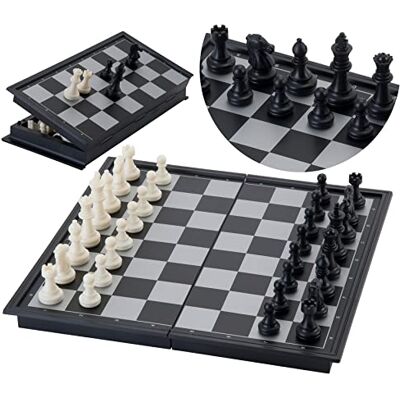 Engelhart 200711-200712- Travel Magnetic Chess Game 16 cm / 24 cm (24 cm x 24 cm) Engelhart 200711-200712- Travel Magnetic Chess Game 16 cm / 24 cm (24 cm x 24 cm)