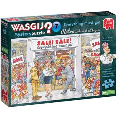 Jumbo Wasgij 1000 Piece Mystery 7 Everything Must Go Jigsaw Puzzle Jumbo Wasgij 1000 Piece Mystery 7 Everything Must Go Jigsaw Puzzle