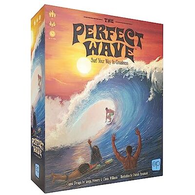 USAopoly The Perfect Wave Surfing Themed Light Strategy Card Game Custom Artwork 2 to 4 Players and Ages 8 and Up USAopoly The Perfect Wave Surfing Themed Light Strategy Card Game Custom Artwork 2 to 4 Players and Ages 8 and Up
