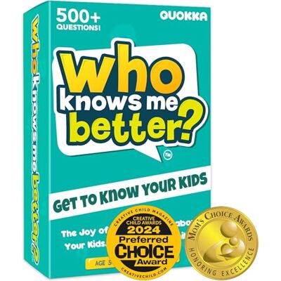 Quokka Card Games for Kids 8-12 Family Board Games Who Knows Me Better Family Games for Kids and Adults Kids Board Games Age 5-8 Family Quiz Cards Educational Questions Quokka Card Games for Kids 8-12 Family Board Games Who Knows Me Better Family Games for Kids and Adults Kids Board Games Age 5-8 Family Quiz Cards Educational Questions