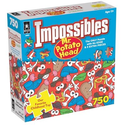 University Games Impossibles Mr Potato Head Jigsaw Puzzle, 750 Piece, White University Games Impossibles Mr Potato Head Jigsaw Puzzle, 750 Piece, White