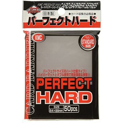 KMC 652 Standard Size 64 x 89mm Perfect Hard (50 Sleeves), Clear KMC 652 Standard Size 64 x 89mm Perfect Hard (50 Sleeves), Clear