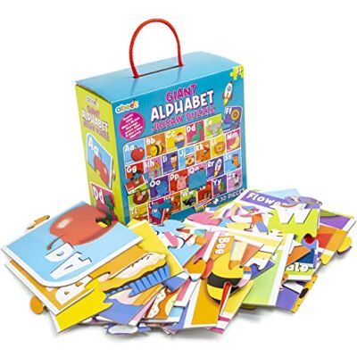 abeec Giant Alphabet Jigsaw Kids Puzzle – Floor Jigsaw Puzzles For Kids Includes 30 Giant Floor Puzzle Pieces Educational Toys Toddler Games Alphabet Puzzles abeec Giant Alphabet Jigsaw Kids Puzzle – Floor Jigsaw Puzzles For Kids Includes 30 Giant Floor Puzzle Pieces Educational Toys Toddler Games Alphabet Puzzles