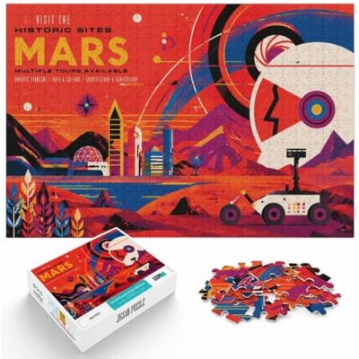 LMYmoney Mars Tour Available, Classic Jigsaw Puzzle, 1000 Pieces, 1000pcs (52x38cm) For focused indoor leisure: Adult jigsaw puzzle with 1000 pieces fits quiet evenings and weekends. LMYmoney Mars Tour Available, Classic Jigsaw Puzzle, 1000 Pieces, 1000pcs (52x38cm) For focused indoor leisure: Adult jigsaw puzzle with 1000 pieces fits quiet evenings and weekends.