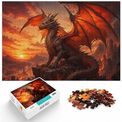 LMYmoney 1000pcs (40x28cm), Classic Jigsaw Puzzle, 1000 Pieces, Dragon in A Glass For quiet evenings, this 1000-piece jigsaw puzzle for adults offers 1000 pieces for a longer challenge. LMYmoney 1000pcs (40x28cm), Classic Jigsaw Puzzle, 1000 Pieces, Dragon in A Glass For quiet evenings, this 1000-piece jigsaw puzzle for adults offers 1000 pieces for a longer challenge.